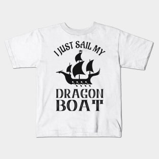 Viking Ship Dragon Boat Kids T-Shirt